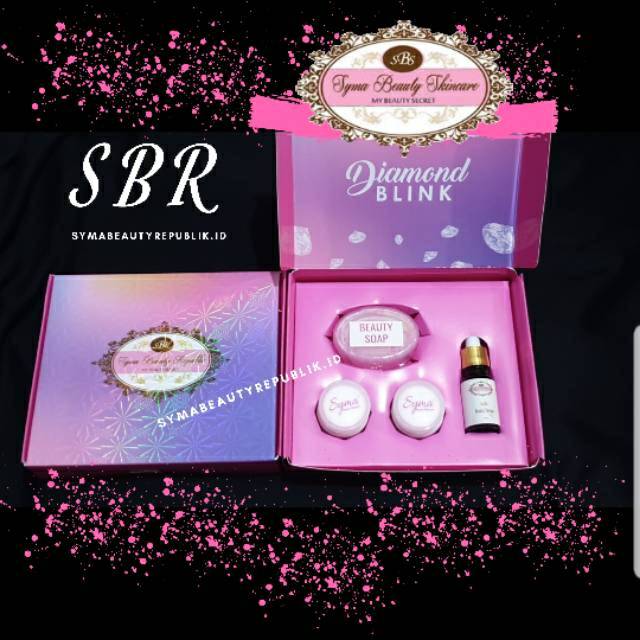 Best seller original cream glowing  Syma Beauty pinky glow 4in1