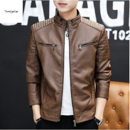 NEW JAKET KULIT KOREAN STAYLISH / JAKET KULIT PRIA / JAKET SEMI KULIT / JAKET KULIT / JAKET PRIA