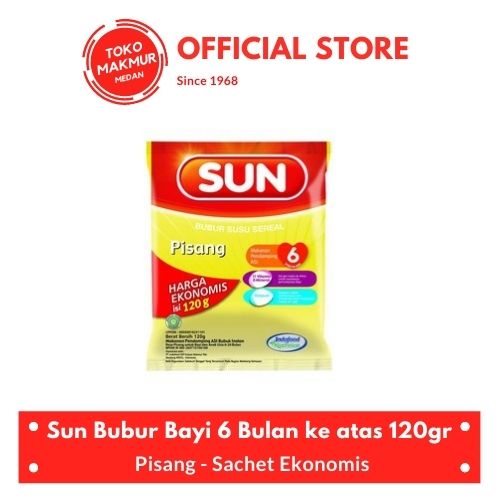 SUN SACHET BUBUR BAYI EKONOMIS PISANG 120 GR