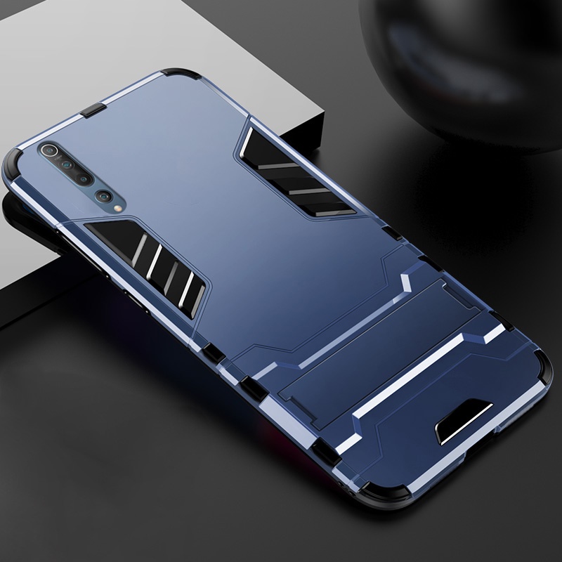 Casing Hard Case Plastik + Silikon Anti Bentur Untuk Xiaomi Mi 10 / 10 Pro / 5G