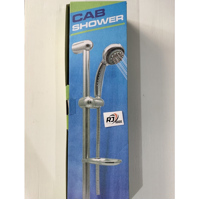 Hand Shower Tiang Kamar Mandi Set Komplit Chrome CAB