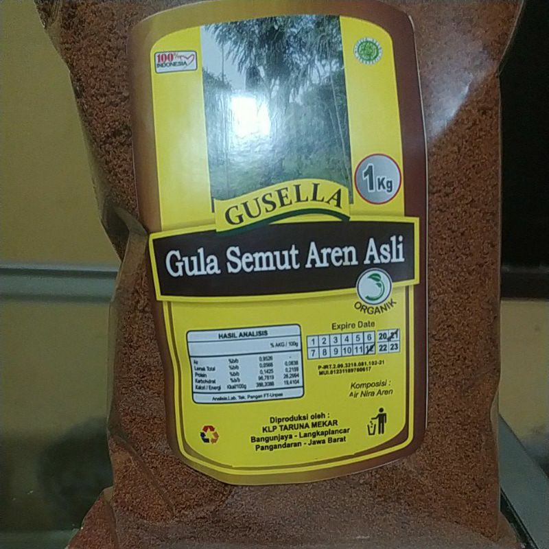 

Gula Semut Aren Asli 1kg