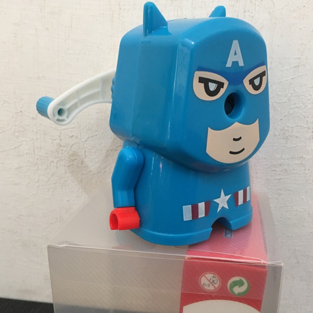 

Rautan Pensil Putar / Pencil Sharpener Gambar Captain America