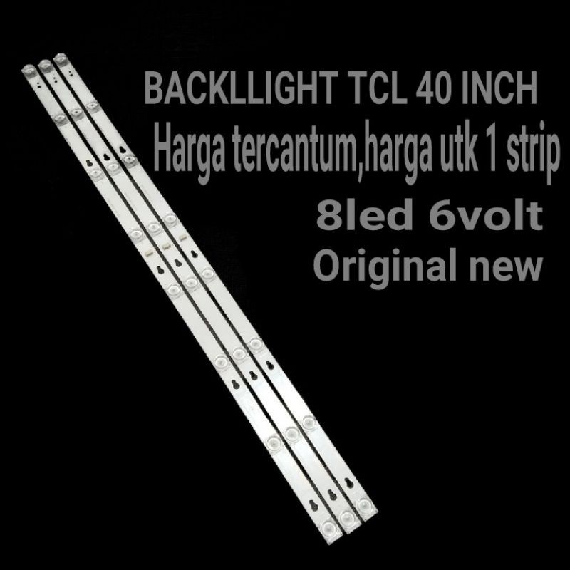 1pcs lampu backlight TCL 40 inch 40&quot; L40D2900 40D2900 8k 6volt 6v