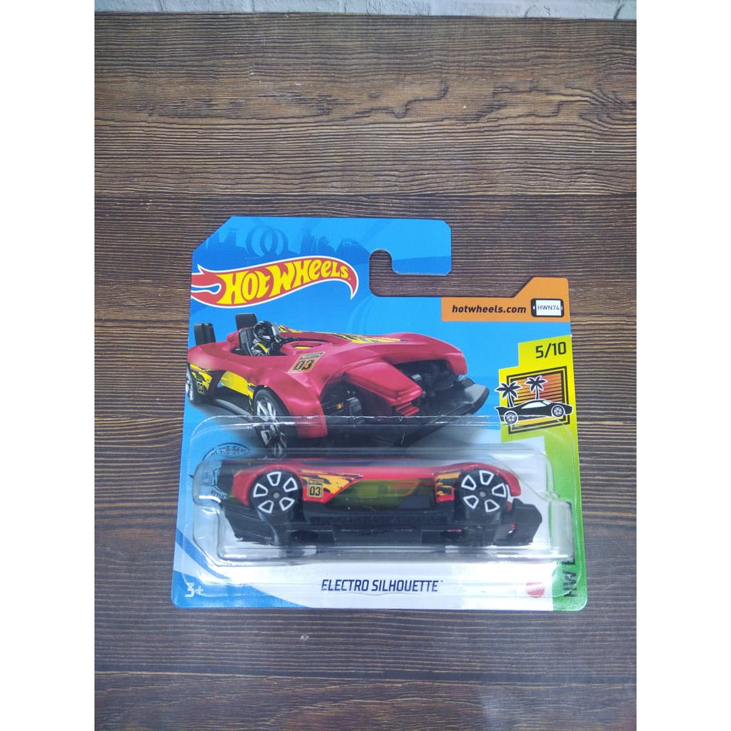 Hot Wheels Electro Silhouette Merah HW Exotics 5/10 Short Card