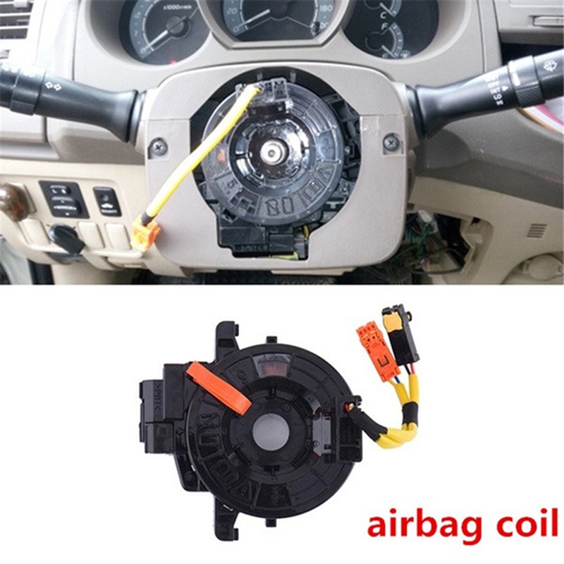 (LUCKID) Airbag Spiral Dengan Jam 843060K050 843060K051 Untuk Hilux Innova Fortuner