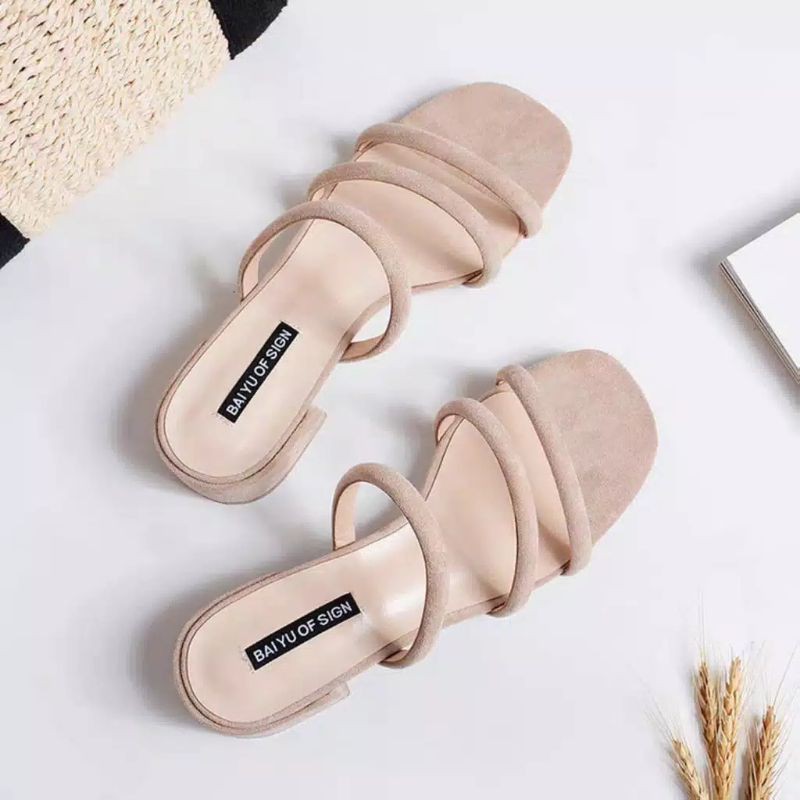 sandal heels wanita Hak tahu Line 3 SN 05