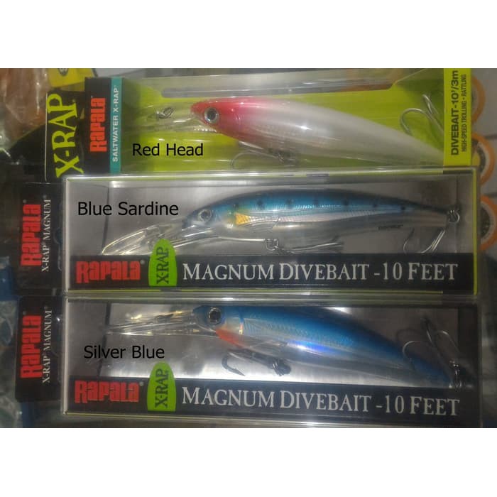 RAPALA X-RAP MAGNUM XRMAG-10 TROLLING DEEP DIVING LIP SALTWATER MINNOW