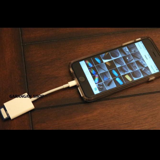 Apple Lightning To Sd Card Camera Reader Original / Card Reader Iphone Afdillafputrashop33