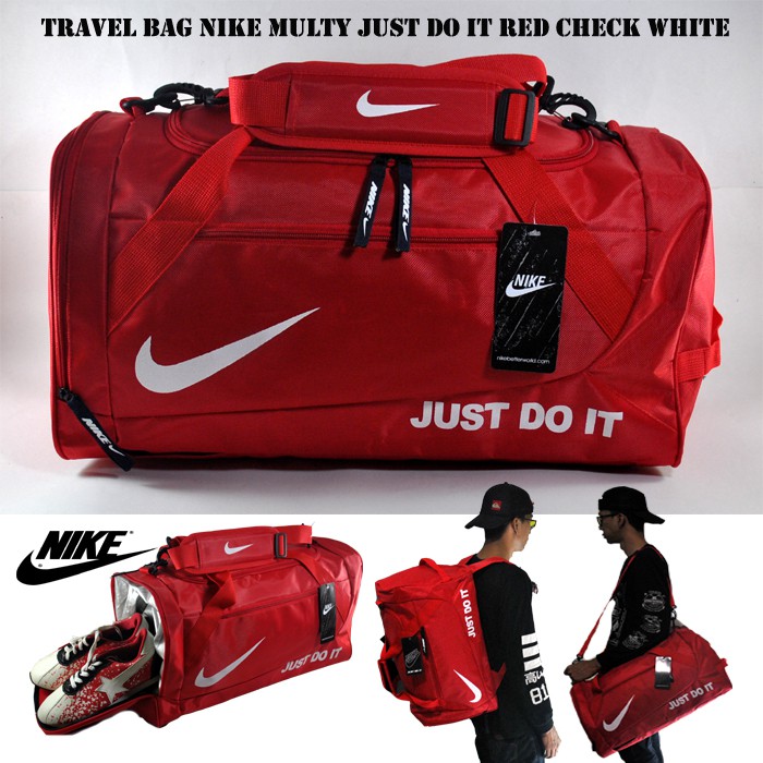 TAS GYM / TAS OLAHRAGA / TAS TRAVEL TRAVELBAG NIKE JUST DO IT