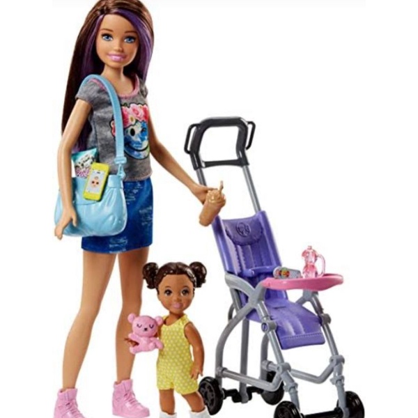 Barbie Skipper Babysitter with Potty Stroller Art Teacher Dentist Kitchen