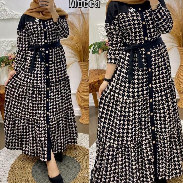 Kirim Sekarang.. GAMIS VOXY KANCING FULL DEPAN/GAMIS VOXY DRESS VOXY TERBARU PDQ