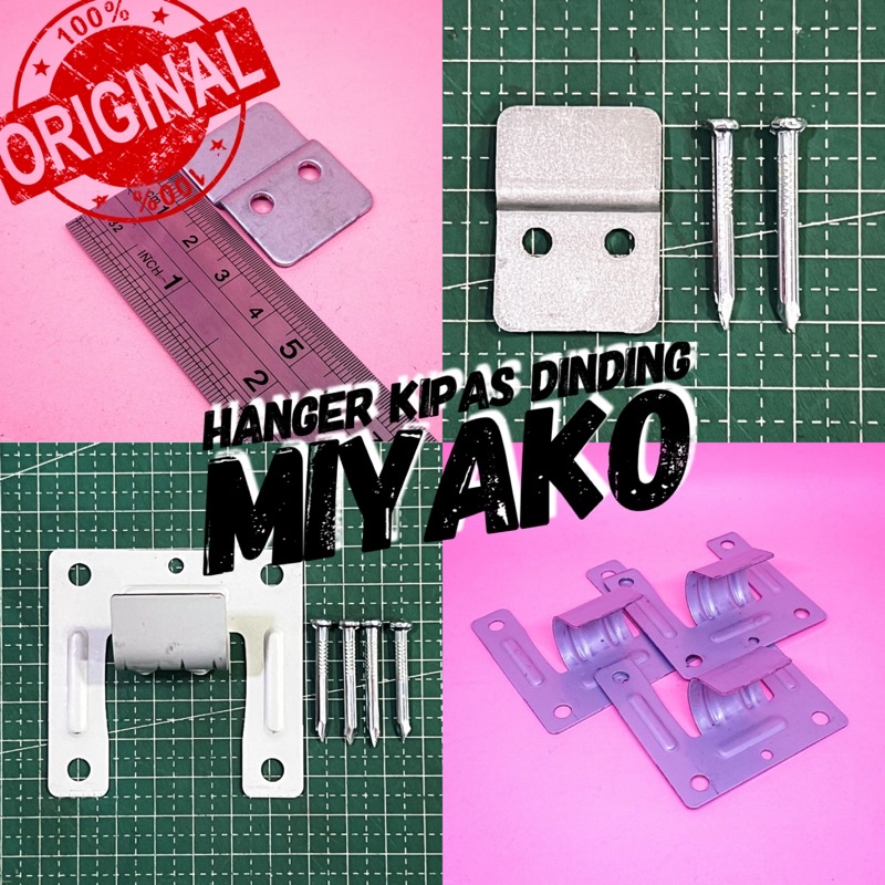 Braket Wall Fan Pengait Kipas dinding Miyako Hanger Gantungan Kipas miyako 1689 1662 TJR101 Kst-18rc PLUS PAKU BETON