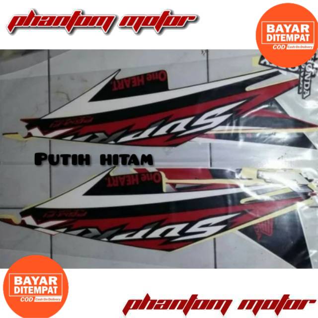 Striping-lis-sticker supra x 125 fi 2016