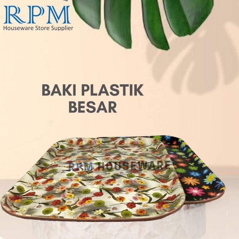 BAKI PLASTIK MOTIF/NAMPAN PLASTIK MOTIF/BAKI PLADTIK ANTI SLIP