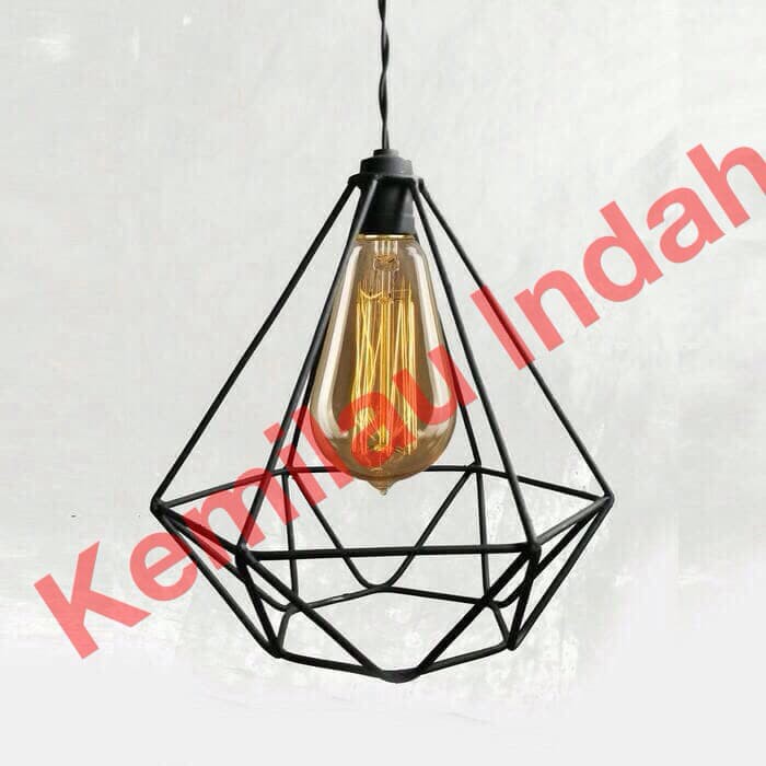 SPECIAL    Kap Lampu Besi / Lampu Gantung / Kap Lampu Diamond