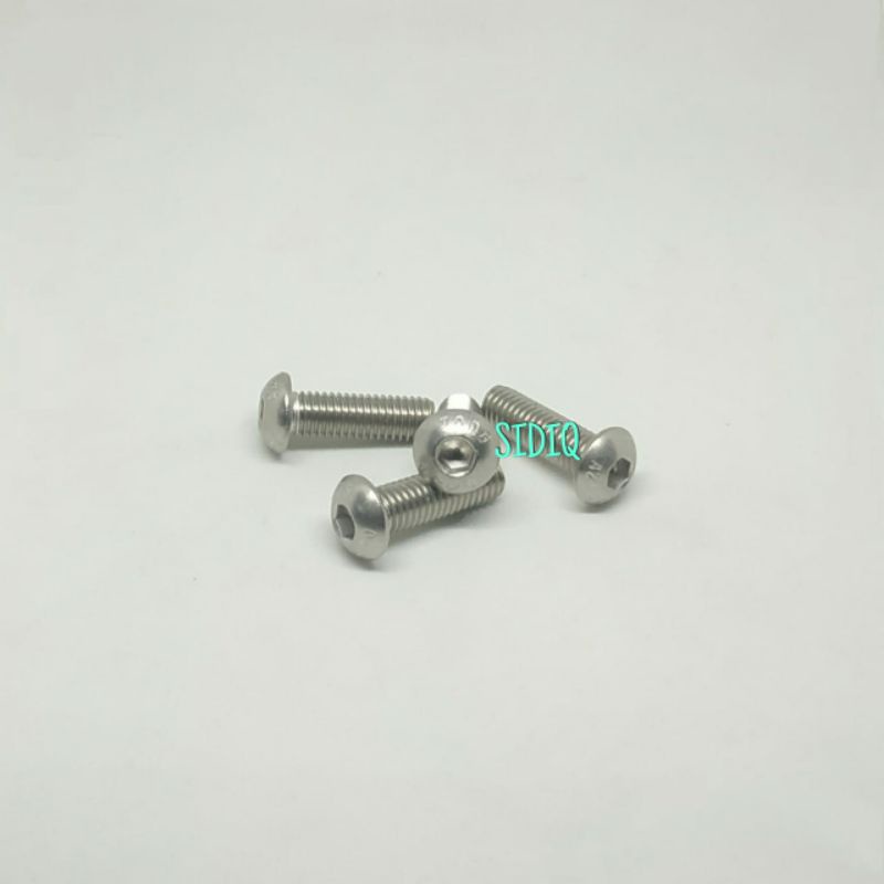 Baut L Button M6 x 15 Stainless / Baut L Buton M6 X 15 SUS 304
