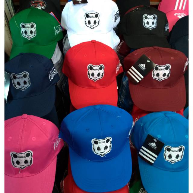 Topi Bordir Panda / Topi Hitam Bordir / Topi Hitam Cewek / Topi Keren