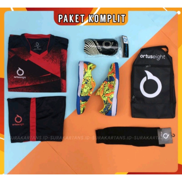Sepatu Futsal Ortuseight Catalyst Bima Grade ORIGINAL Terbaru, Paket Komplit Sepatu Futsal Ortuseigh