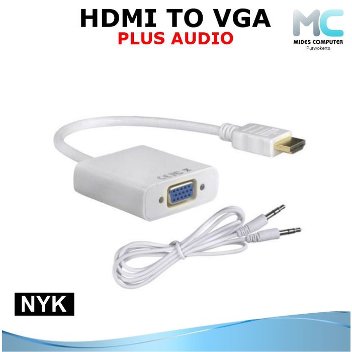 Konverter Hdmi To Vga plus audio