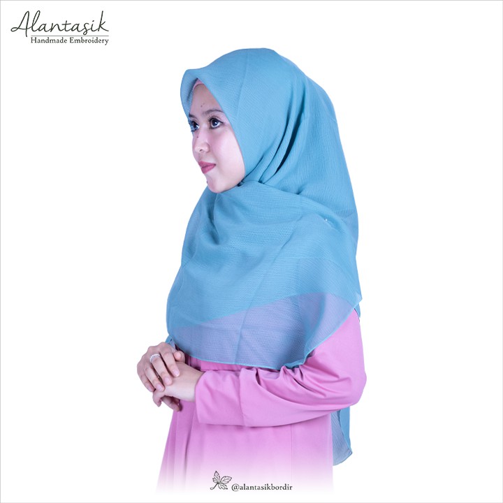 Alantasik - SEGI EMPAT CORNSKIN ORIGINAL / SQUARE PREMIUM POLOS  / JILBAB SEGIEMPAT R.29