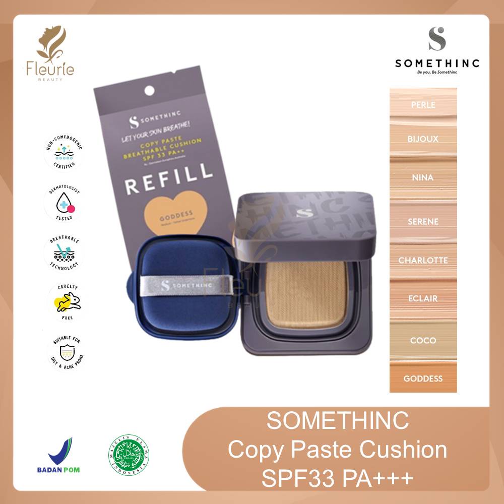 Somethinc Copy Paste Cushion SPF33 PA+++ Glow Finish - Cushion Original BPOM