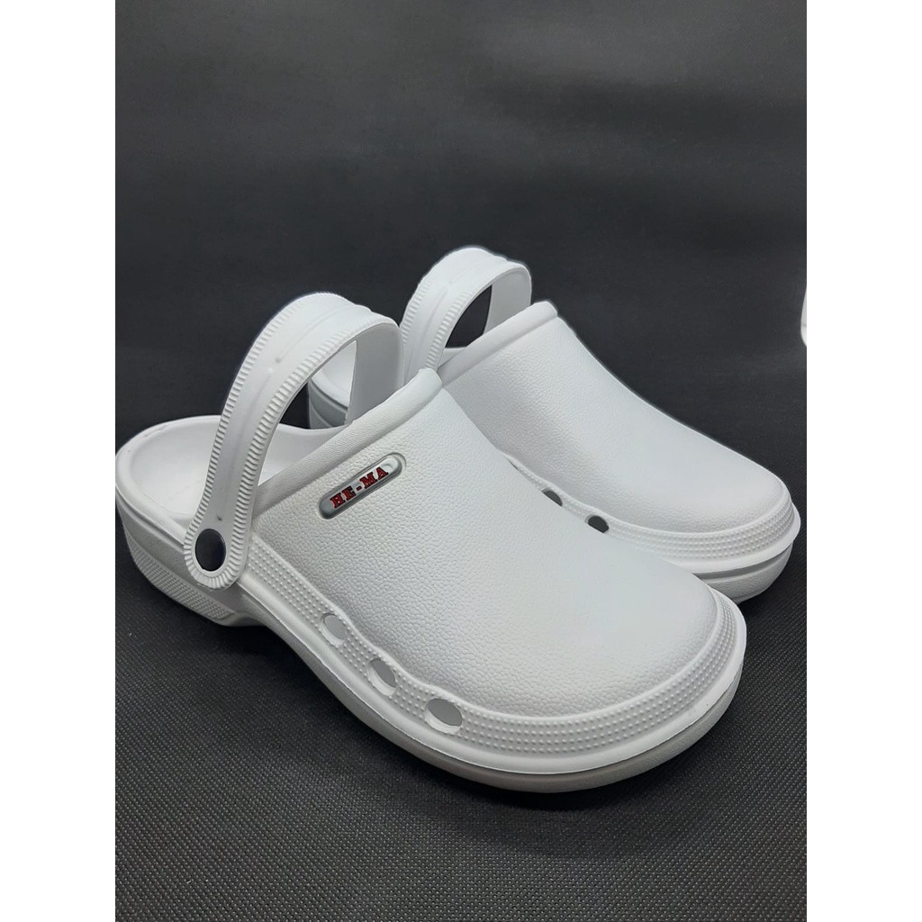 Sandal Baim Putih/sandal perawat size wanita 36-40