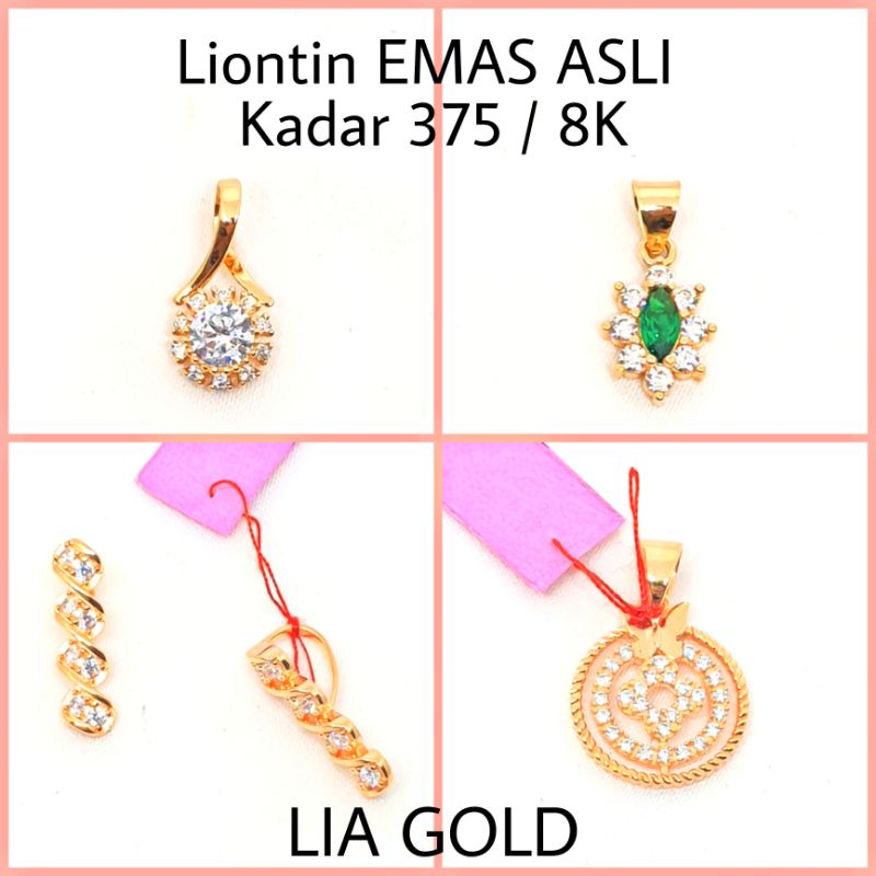 Liontin EMAS Kadar 300 &amp; 375 ( TOKO MAS LIA GOLD BEKASI )