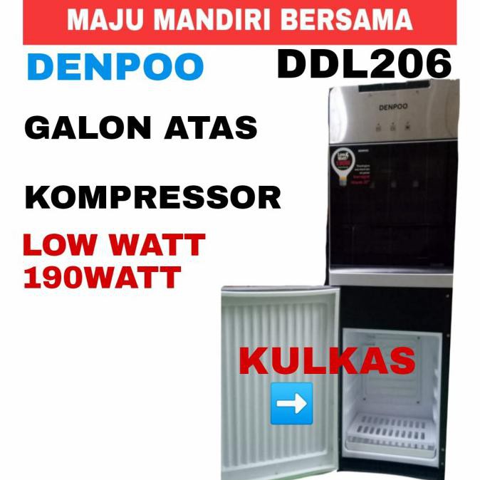 Dispenser Galon Atas Denpoo Ddl 206 Kulkas Bawah Jetolita