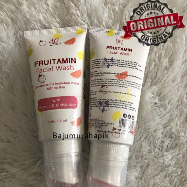 SYB Fruitamin Facial Treatment/SYB Fruitamin facial wash treatment/sabun wajah fruitamin