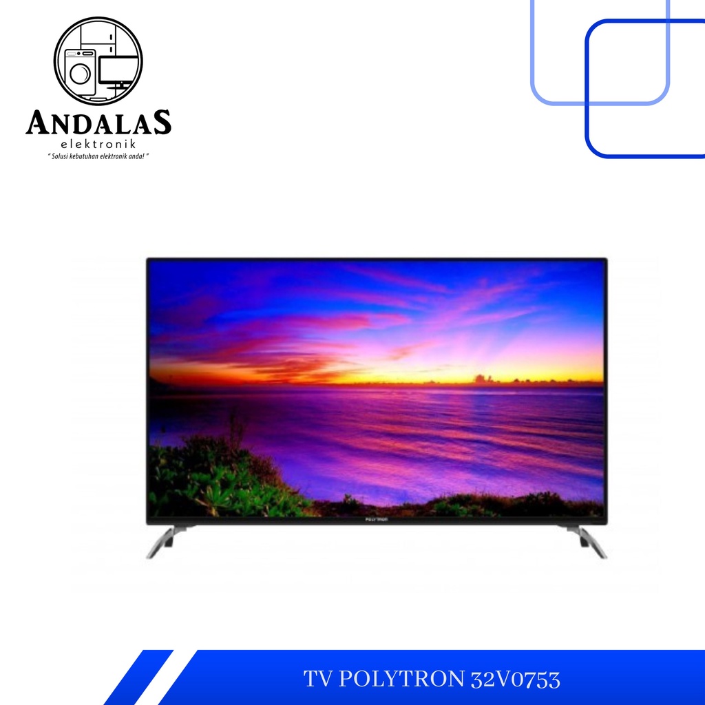 LED TV 32 Inch Polytron HD Ready Digital TV PLD-32V1853 PLD32V1853 32V1853 1853