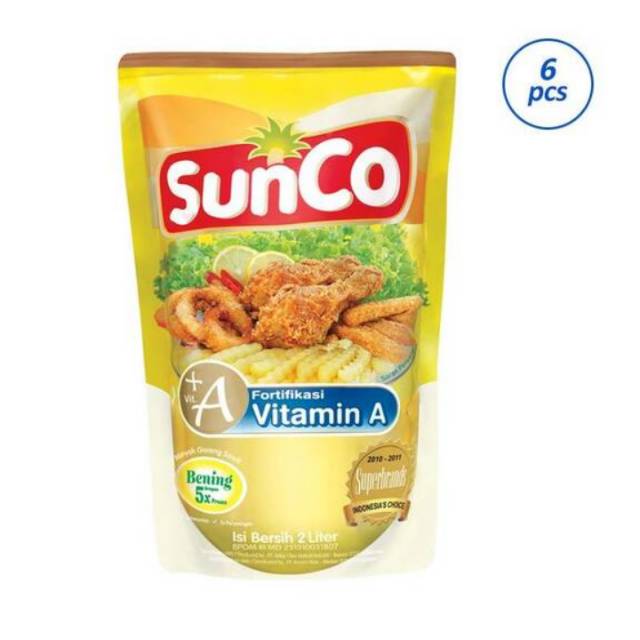 

Minyak Goreng Sunco Pouch 2L (2Liter/6Pcs)