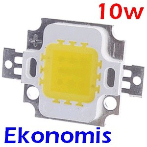 High Power LED 10W Lampu Putih White Emitter Bead 9-12V