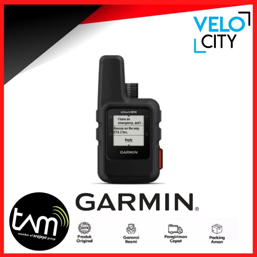 Garmin Gps inReach® Mini Black Original garansi Tam 1 Tahun