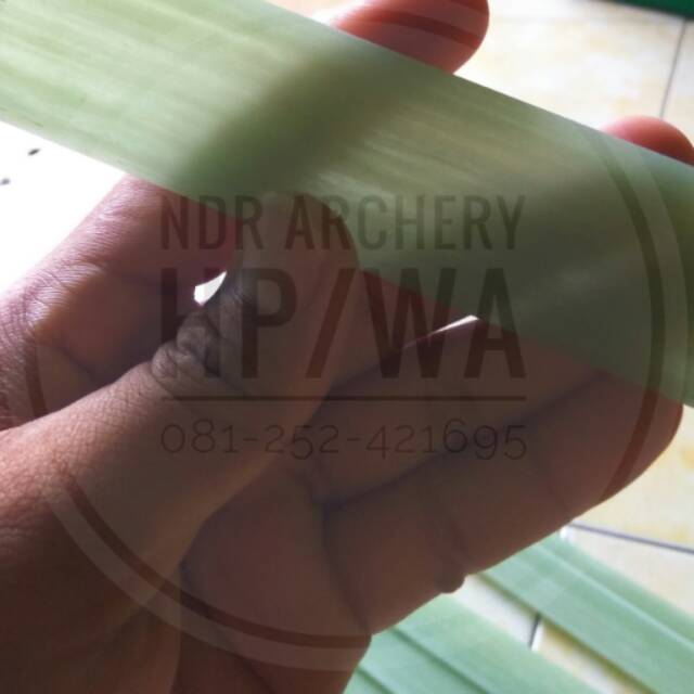 efg/pfg hijau bening transparan recommended untuk bahan pembuat busur