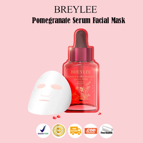 [BPOM] BREYLEE Pomegranate Serum Facial Mask [30mL]