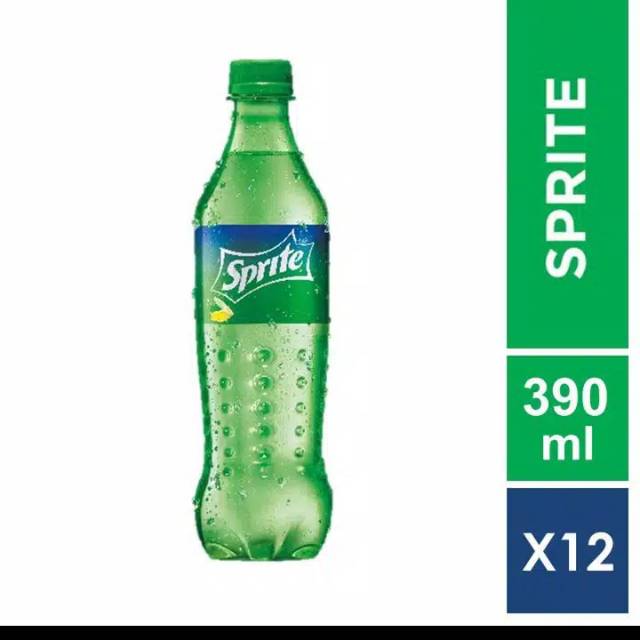 

Sprite 390 ml per pak isi 12 botol