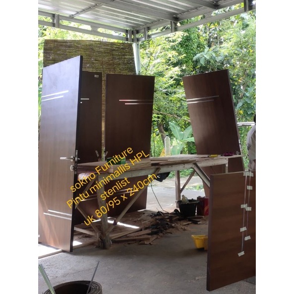 Pintu minimalis HPL