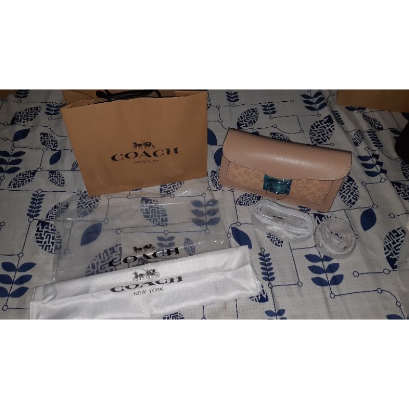 COACH TABBY SIGNATURE BROWN PRELOVED