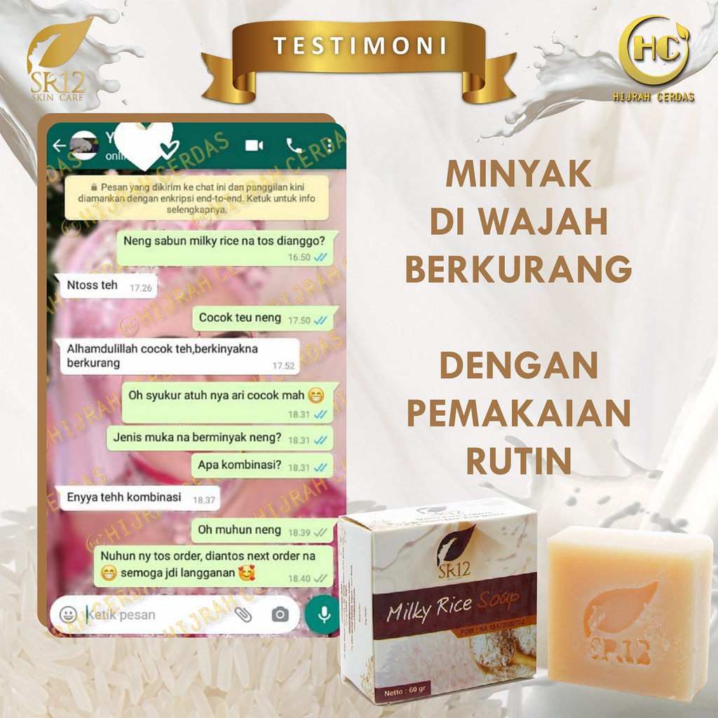 Sabun Milky Rice SR12