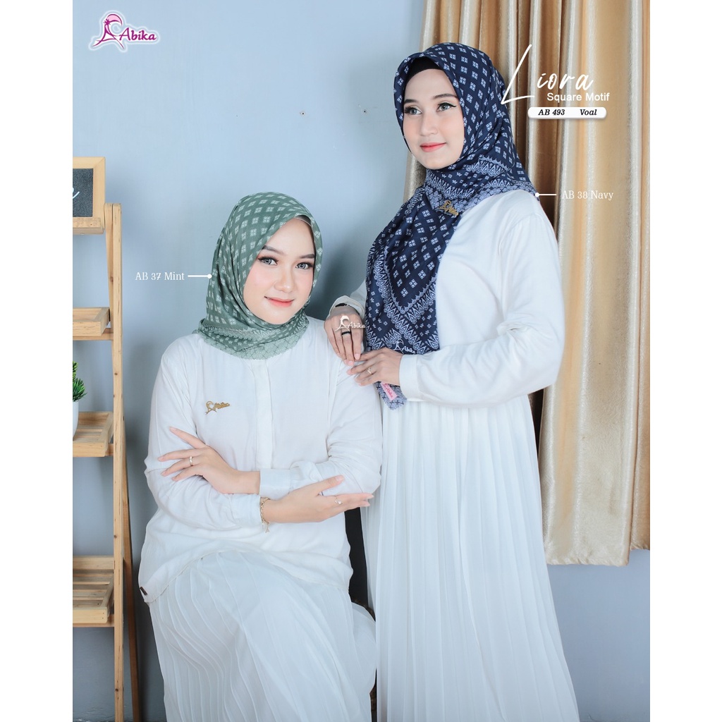 AB 493 LIORA SQUARE MOTIF 37 dan 38 abika segi empat