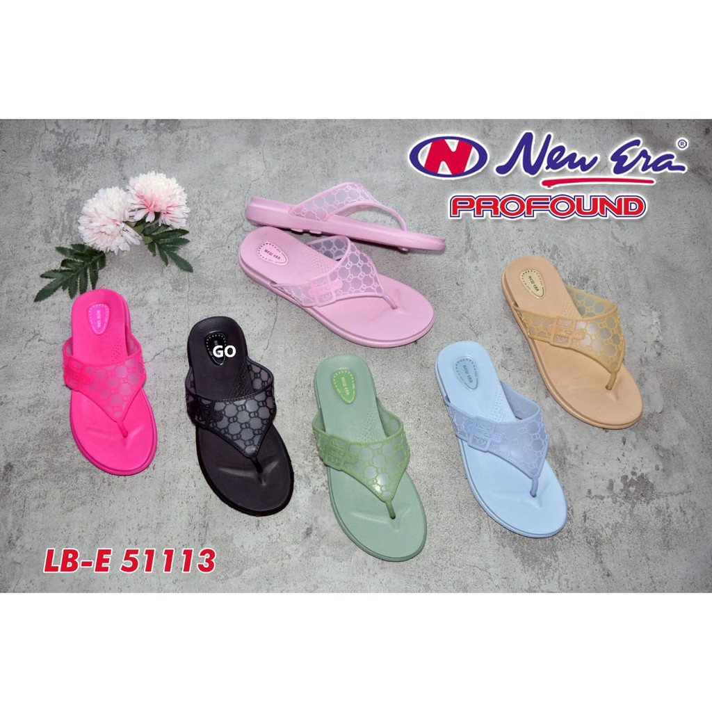 BB NEW ERA LB.E 51113 Sandal Japit Perempuan Sendal Karet Wanita Casual