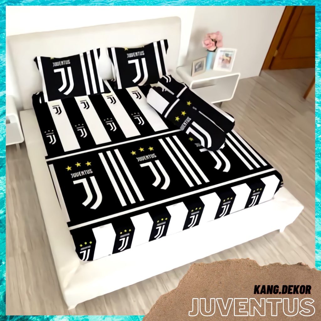 SPREI LADY ROSE 180X200 NO 1 KING JUVENTUS FC SEPRAI BOLA KAMAR TIDUR SEPREI LADYROSE TERBARU PROMO MURAH PREMIUM ANTI LUNTUR SEPREI AESTHETIC SEPRAI CANTIK SEPRE PROMO ANTI LUNTUR MOTIF LADYROSE PLUS SARUNG BANTAL SPREI DEWASA ALAS KASUR SPREI ADEM