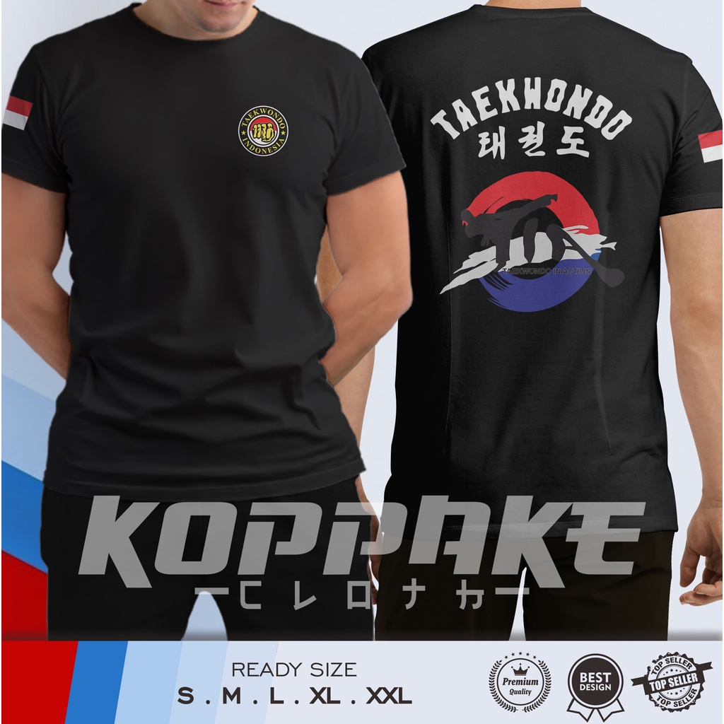 Kaos Taekwondo Indonesia Baju Distro
