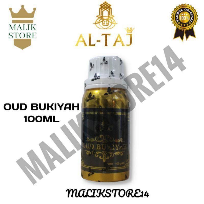 OUD BUKIYAH bibit murni 100ml non alkohol SEGEL PABRIK by AL-TAJ
