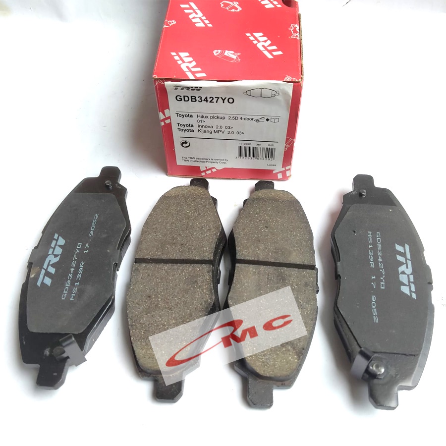 Brake Pad Kampas Rem Depan Kijang Innova TRW GDB-3427