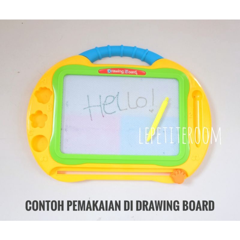 

PEN UNTUK DRAWING BOARD / BOLPEN UNTUK DRAWING BOARD / MAGNETIC PEN / ALAT TULIS DRAWING BOARD / PAPAN TULIS MAGNET