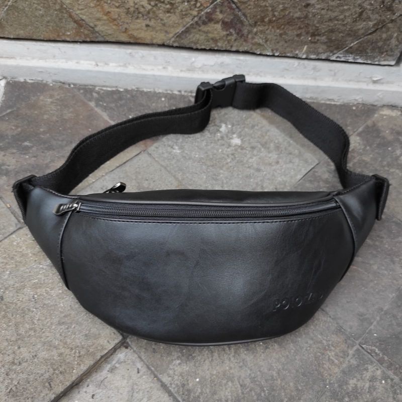 Spesial Edisi  TAS WAIST BAG PREMIUM CLASS PU QUALITY ORIGINAL POLOZADA SELEMPANG PRIA BEST SALLER