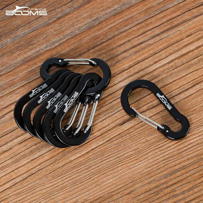 Gantungan Karabiner Aluminium Alloy Snap Clip Lock Pengait Perlengkapan Petualang 6PCS Serbaguna