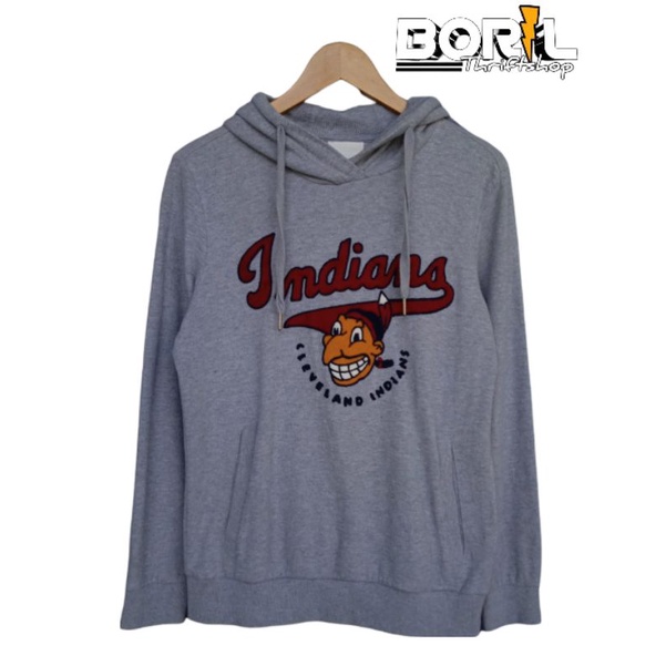 HOODIE MLB INDIANS SECOND